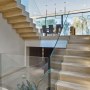 Cobham New Build | Split Level Hallway | Interior Designers